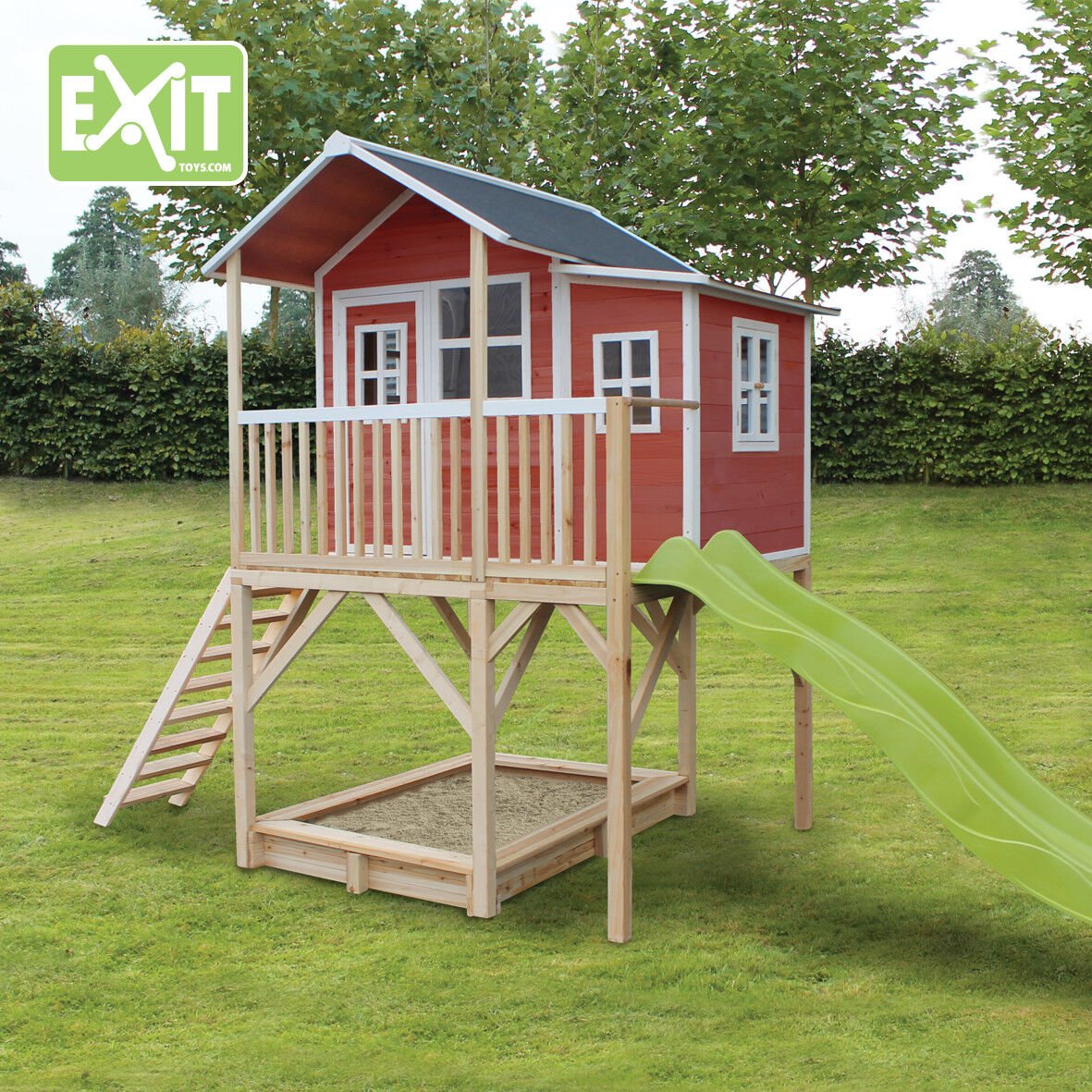 EXIT Loft 750 - Speelhuisje - Rood - Hout