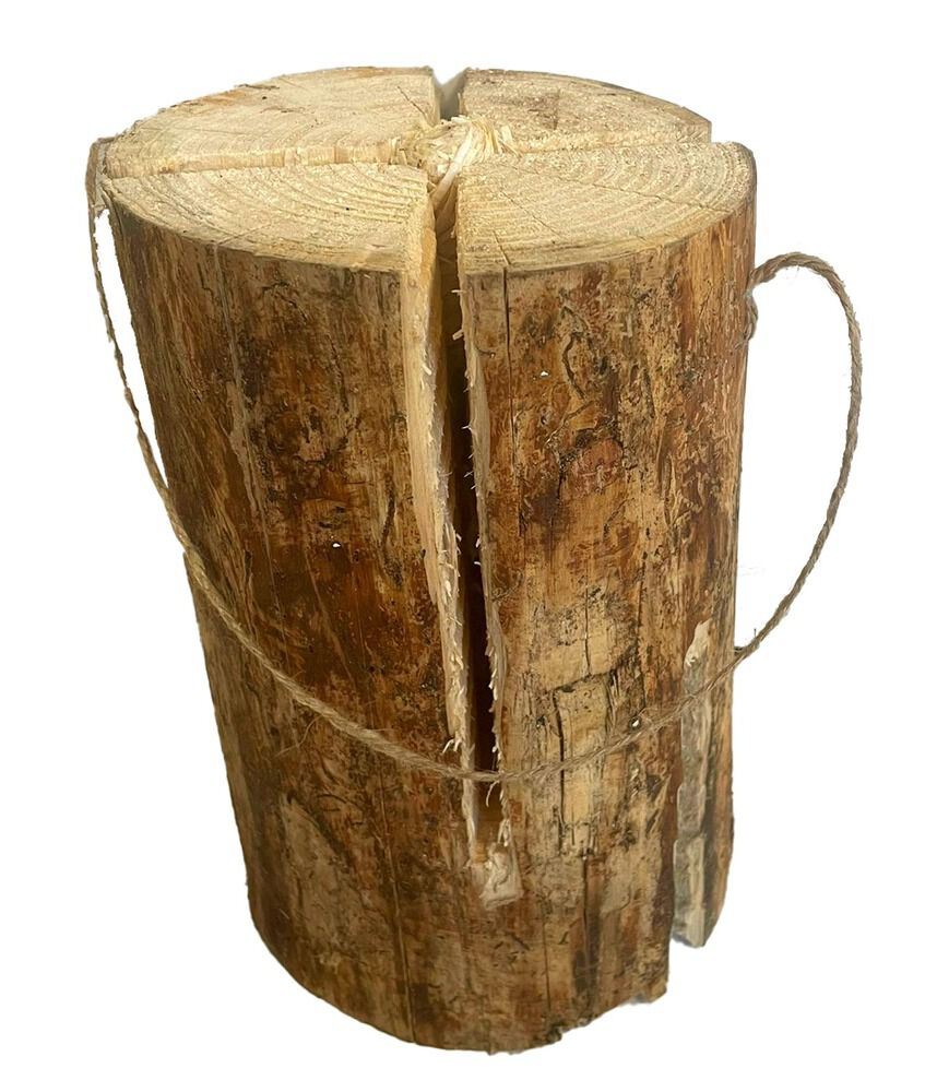 Zweedse Fakkel - Vurenhout - 2.5 Kilogram - Bruin - Medium