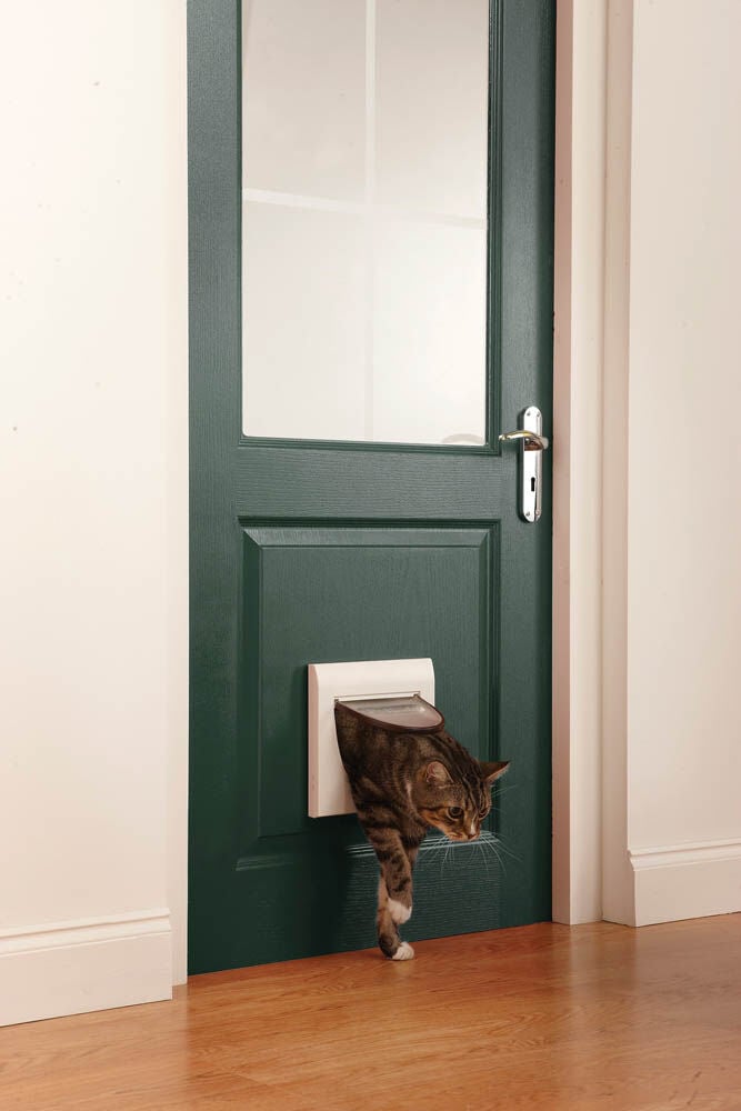 Petsafe - Kattenlui met tunnel - Wit - 22.8x22.6x7.2 cm