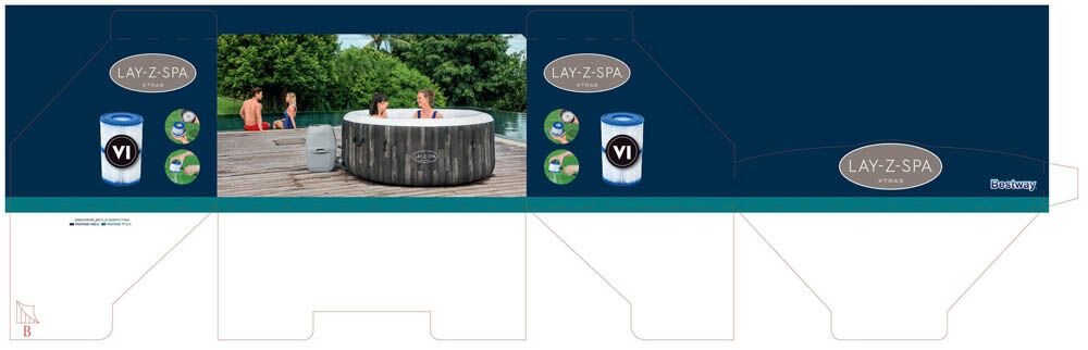 Bestway Lay-Z-Spa - Filter - 2 stuks - Wit - 16x10.6x10.6 cm