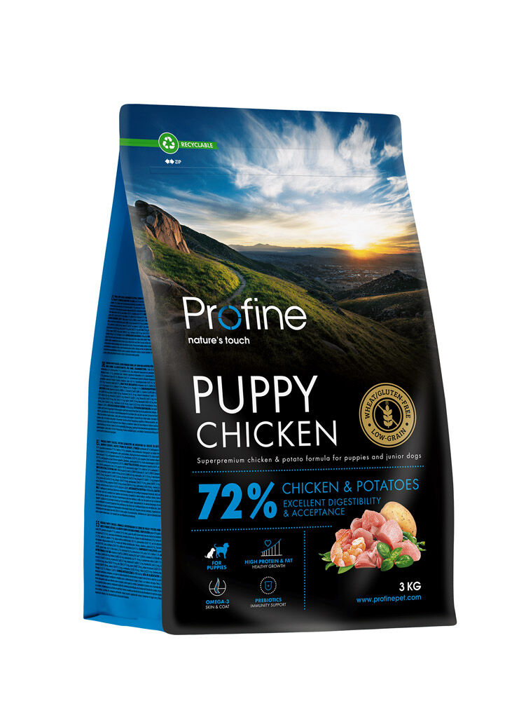 Profine Puppy Chicken & Potatoes - Hondenvoer - 3 Kilogram - kip Profine Puppy Chicken & Potatoes - Hondenvoer - 3 Kilogram - kip