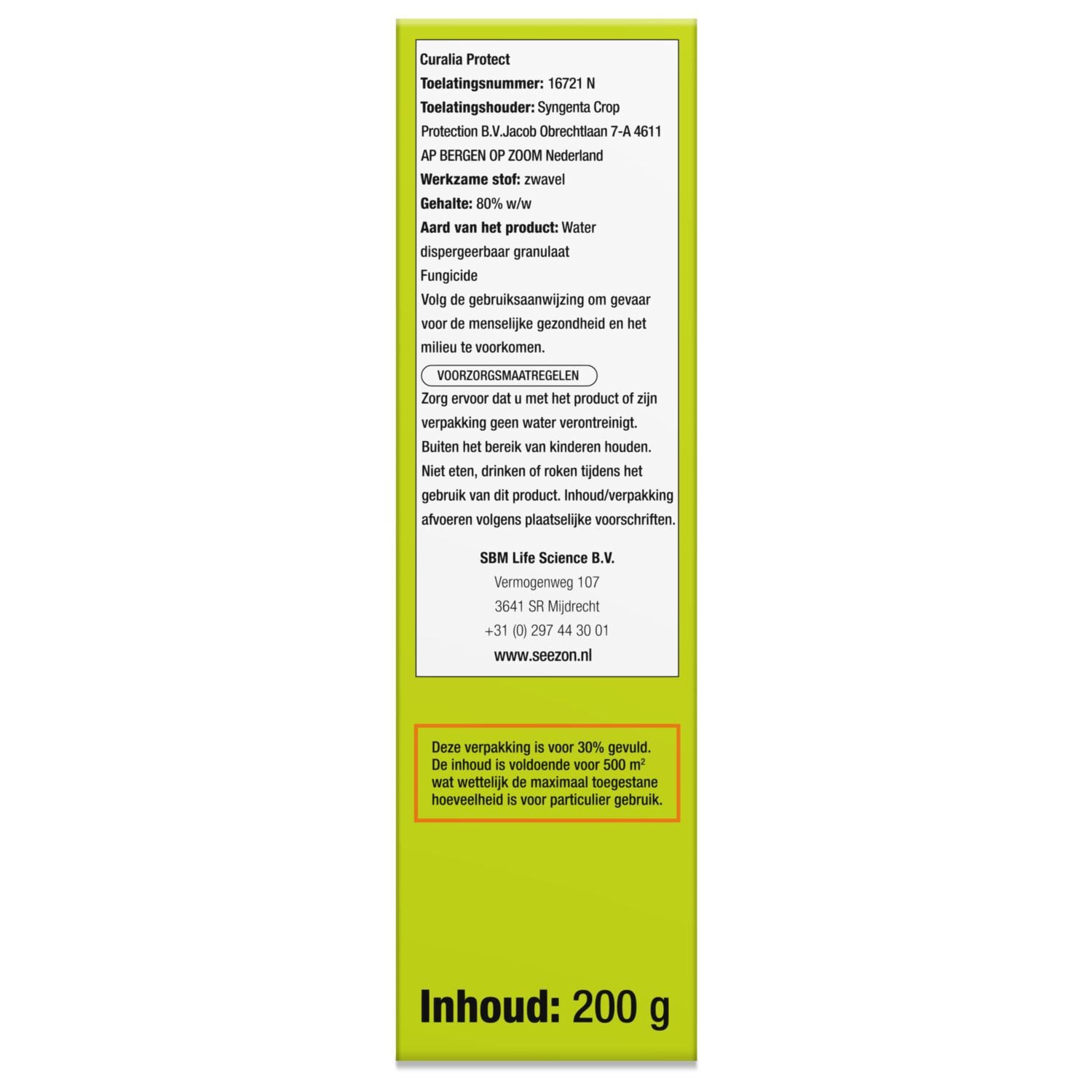 Protect Garden Curalia Protect - Tegen schimmels - 200 Gram - Poeder