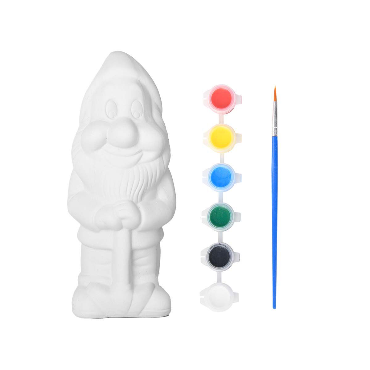 Esschert Design Verf-het-zelf - Kabouter - Wit