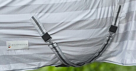 Waldhausen Economic - Vliegendeken - Paardendeken - Zilver - 105/155