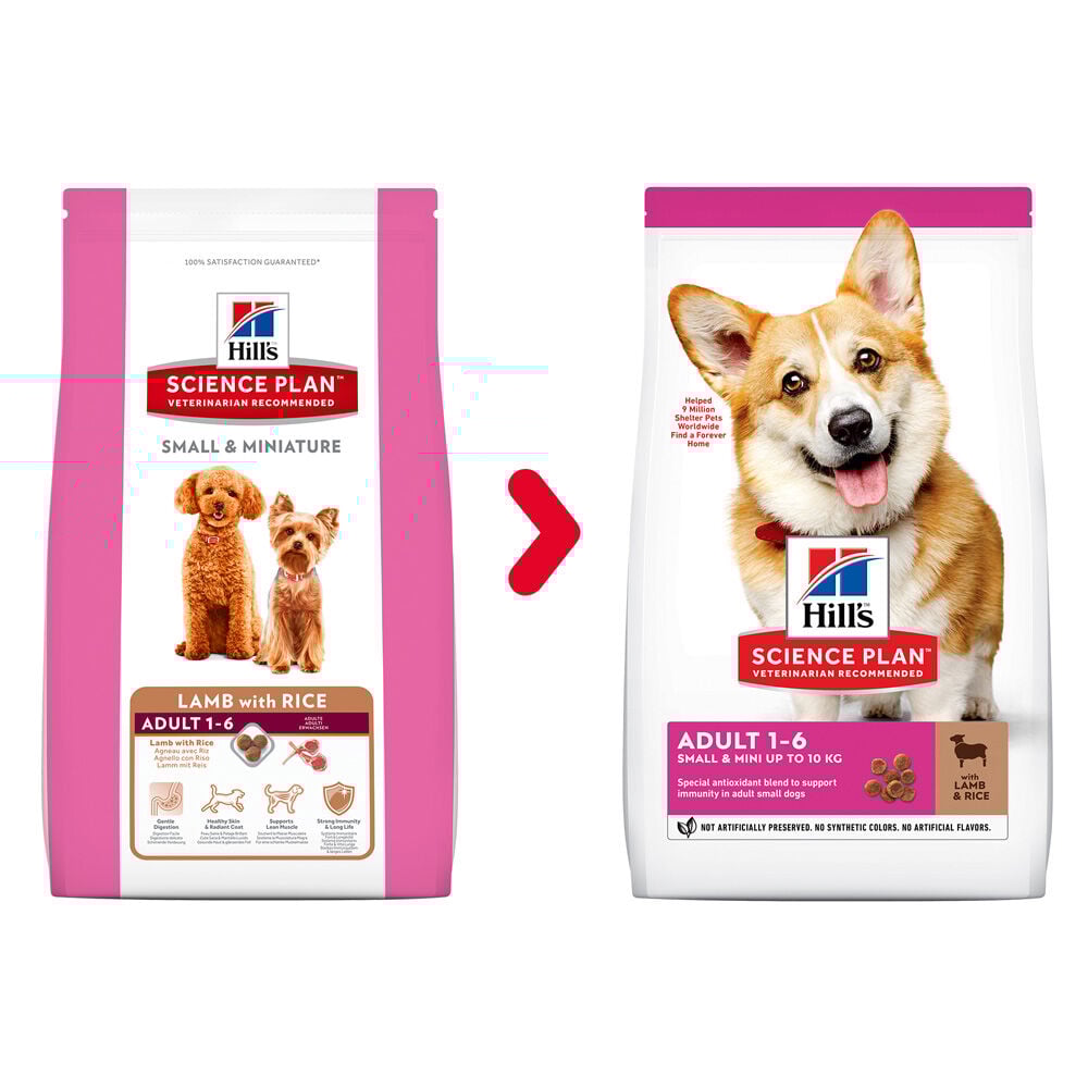 Hill's Science Plan Adult Small - Mini - Hondenvoer - 1.5 Kilogram - lam