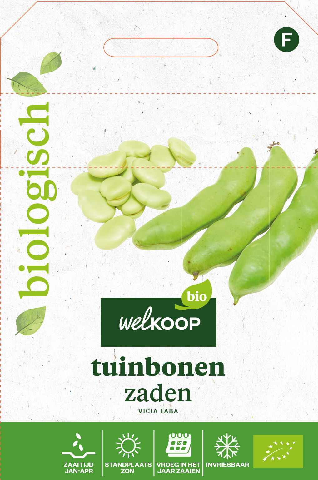 Welkoop Bio - Tuinbonen Zaden - 50 Gram Welkoop Bio - Tuinbonen Zaden - 50 Gram