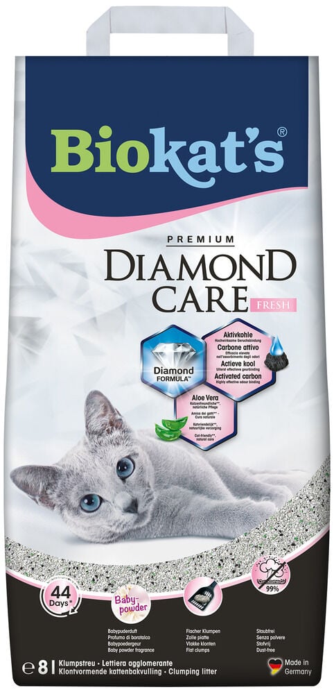 Biokat's Diamond Care Fresh - Kattenbakvulling Biokat's Diamond Care Fresh - Kattenbakvulling