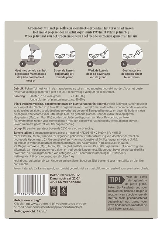 Pokon Tuinmest - Siertuinmeststof - 1 Kilogram
