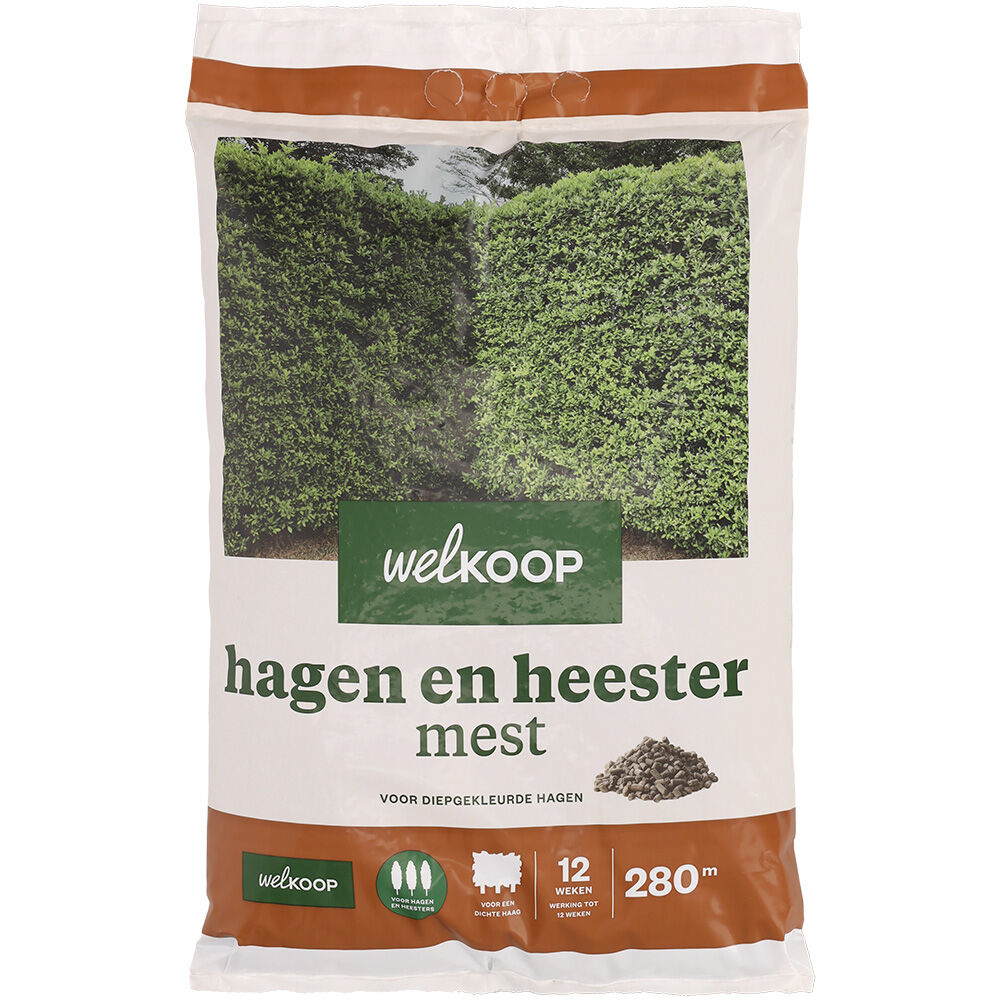 Welkoop - Hagen en heestersmest - 7.5 Kilogram Welkoop - Hagen en heestersmest - 7.5 Kilogram