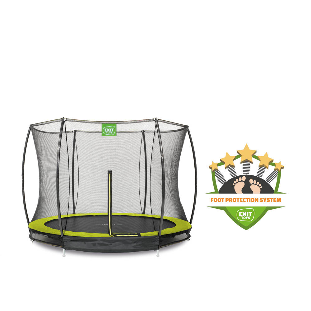 Exit Silhouette - Inground trampoline - Groen - 305 cm