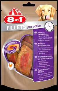 8in1 Fillets Pro Active - Hondensnack - 80 Gram - kip
