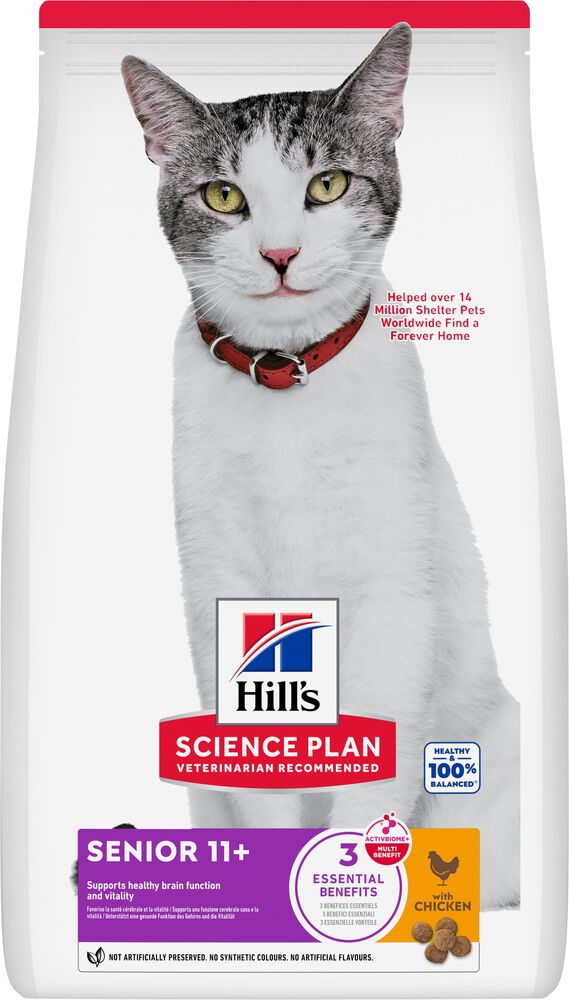 Hill's Science Plan Senior - Kattenvoer - 3 Kilogram - kip Hill's Science Plan Senior - Kattenvoer - 3 Kilogram - kip
