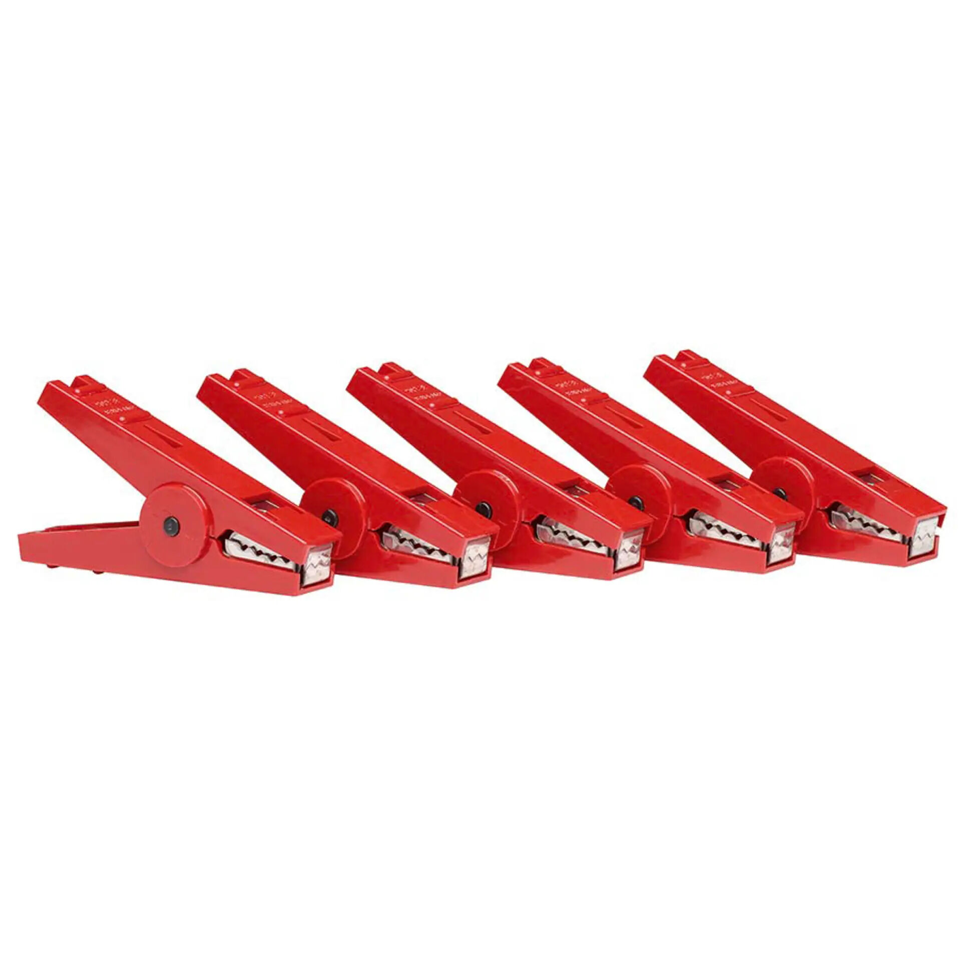 Gallagher Krokodillenklem - Krokodillenklem - 11.5 cm - 5 Stuks - Rood - 18 cm Gallagher Krokodillenklem - Krokodillenklem - 11.5 cm - 5 Stuks - Rood - 18 cm