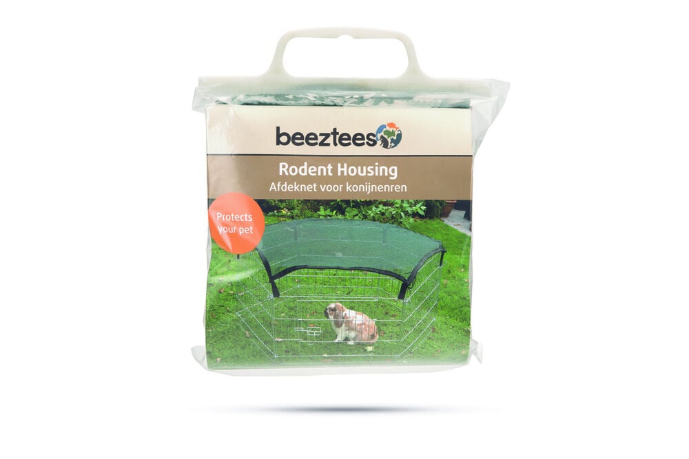 Beeztees Konijnenren - Afdeknet - Groen - 1x110x1 cm