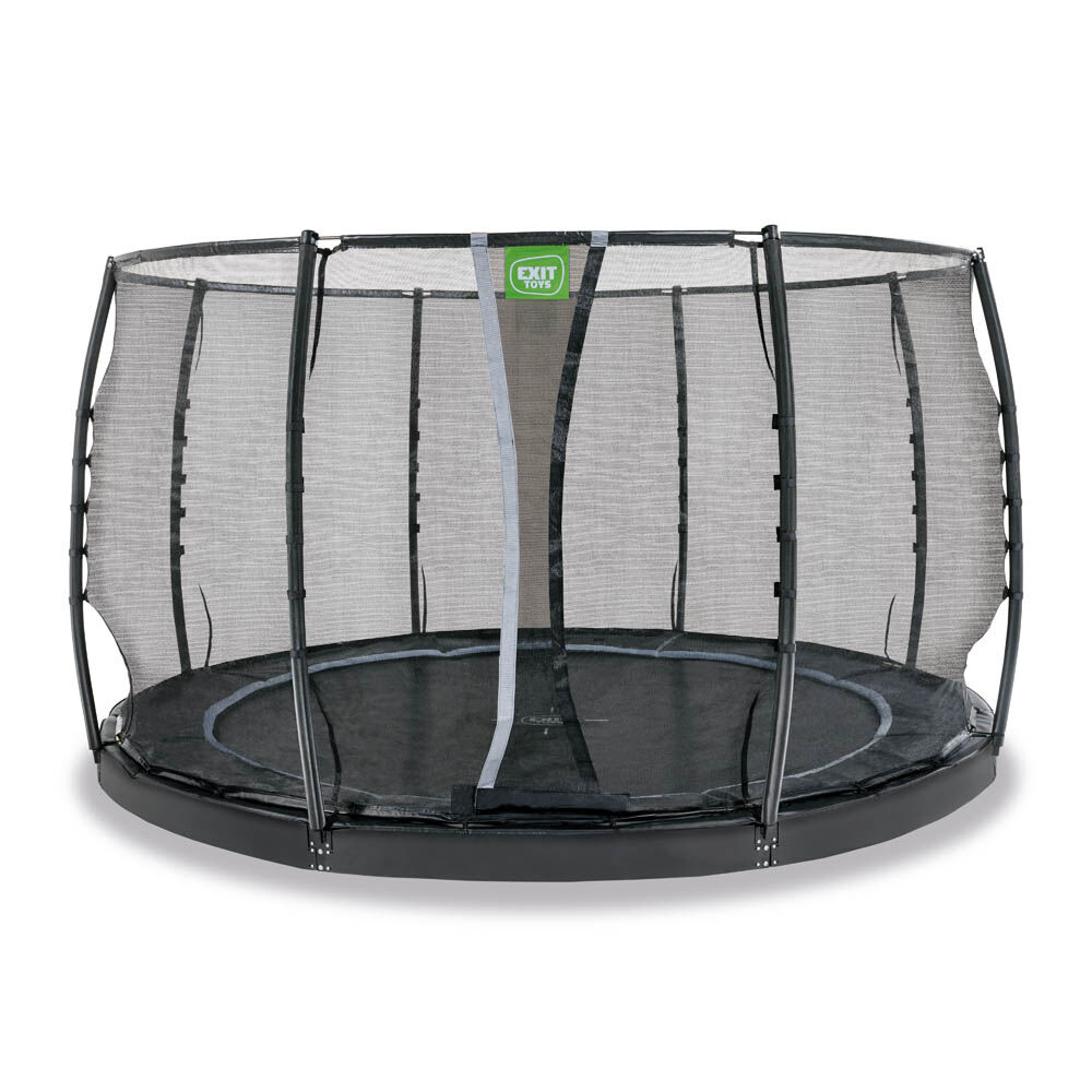 Exit Dynamic - Groundlevel trampoline - Zwart - 366 cm Exit Dynamic - Groundlevel trampoline - Zwart - 366 cm