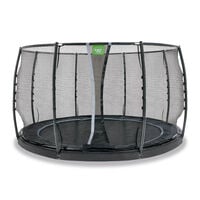 Exit Dynamic - Groundlevel trampoline - Zwart - 366 cm