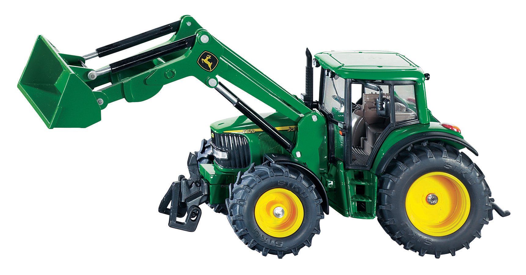 Siku John Deere met Voorlader - Tractor
