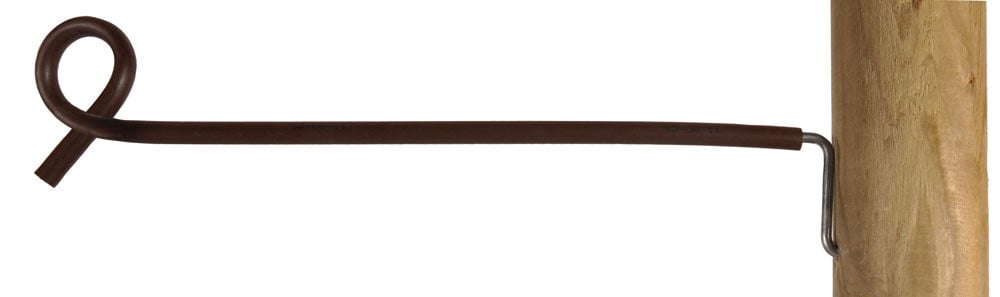 Gallagher Afstandisolator met krul 40cm - Isolatoren - 48 cm - 10 Stuks - Terra - 15 cm Gallagher Afstandisolator met krul 40cm - Isolatoren - 48 cm - 10 Stuks - Terra - 15 cm
