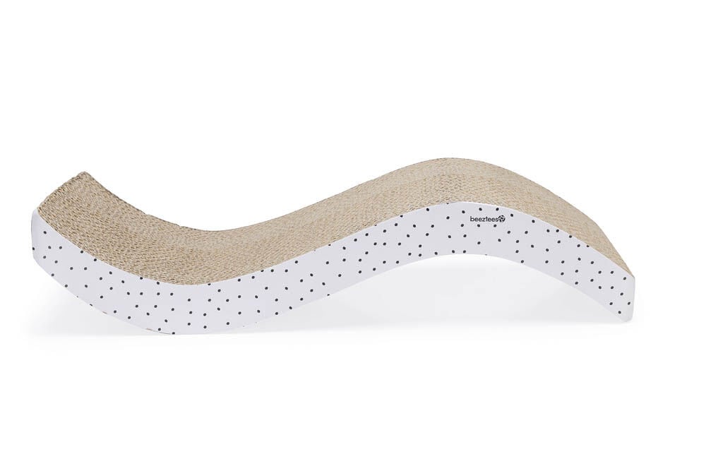 Beeztees Wiva - Krabplank - Wit Bruin - 10x52x10 cm