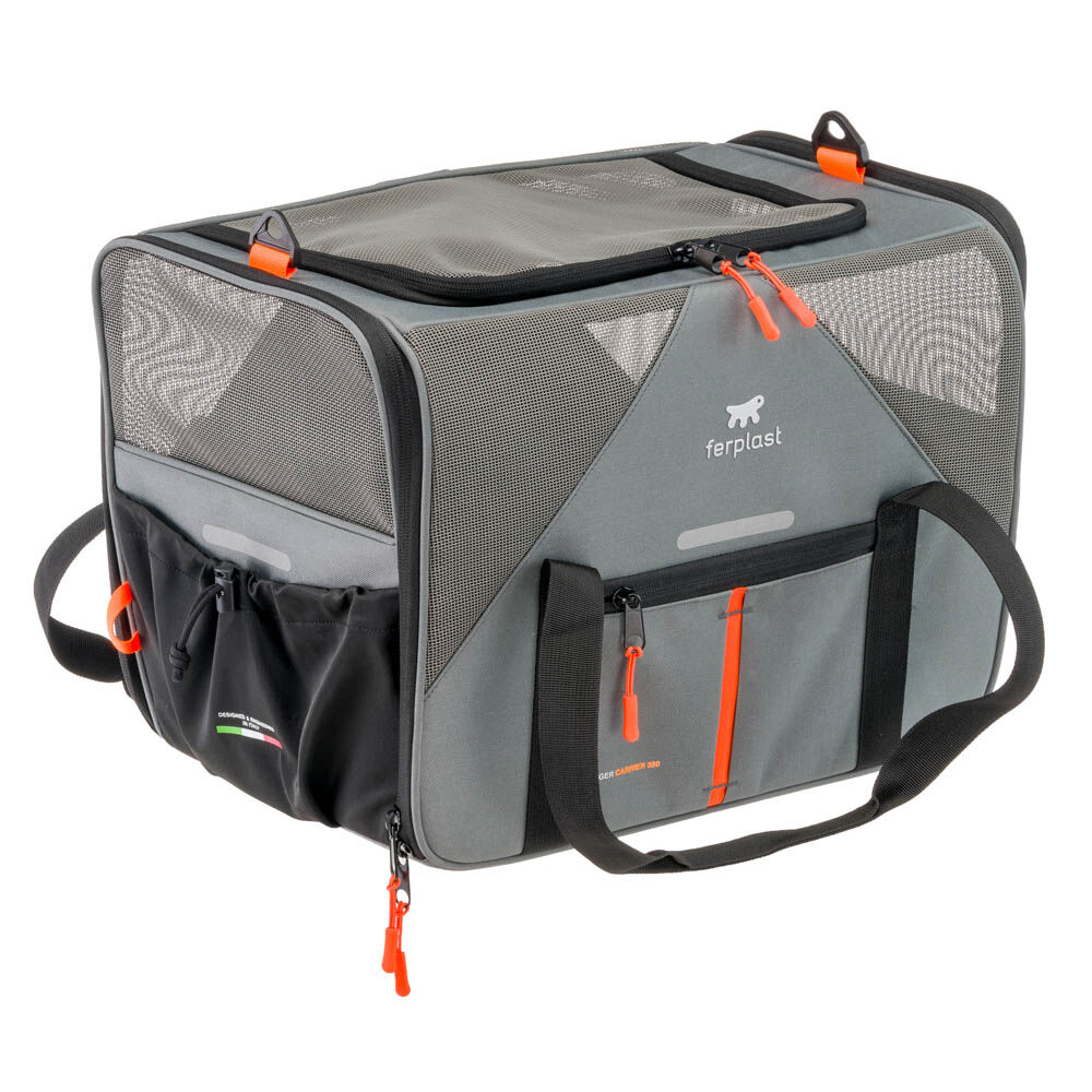 Ferplast Voyager 350 - Draagtas - Grijs - 36x21 cm - M Ferplast Voyager 350 - Draagtas - Grijs - 36x21 cm - M