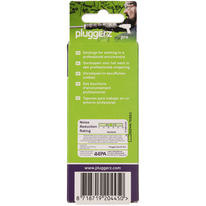 Pluggerz Pro - Oordoppen - 2 paar