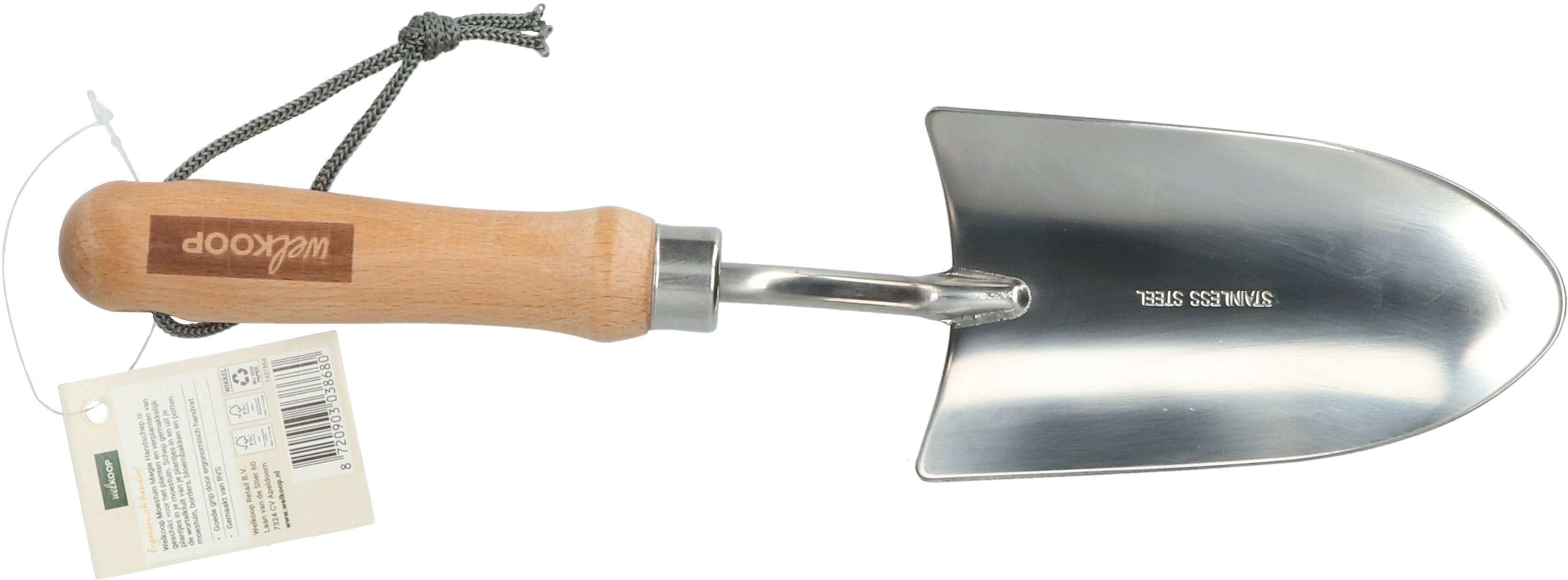 Welkoop Moestuin Magie - Handschep - Hout|Metaal - 35x12x3 cm