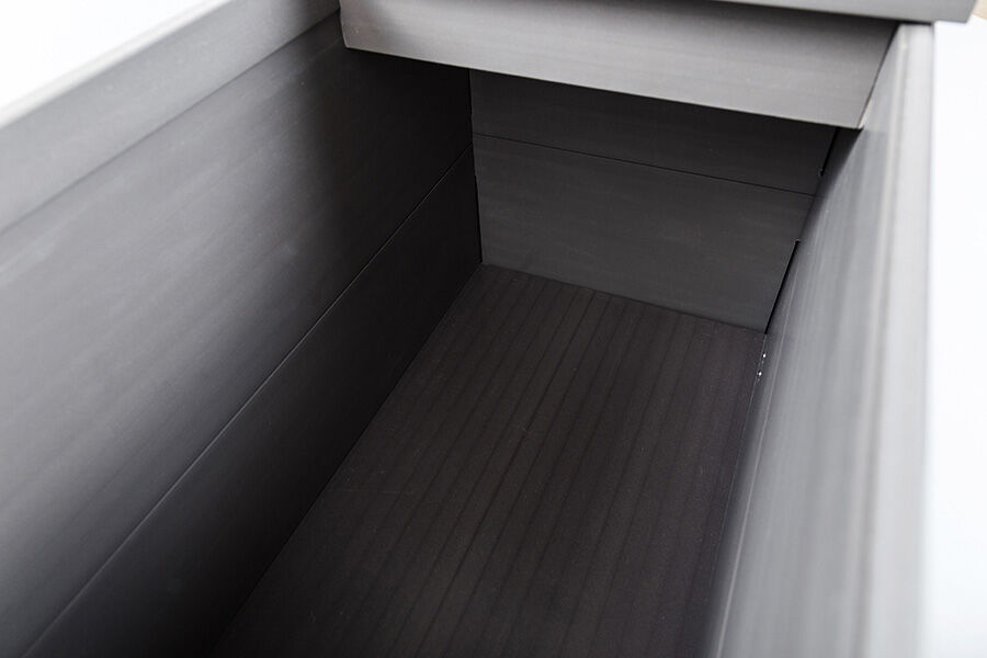 New Age Pet® Piedmont Dinerset - Voer & Drinkbak - Grijs - Extra large