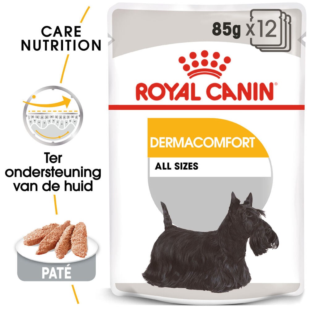 Royal Canin Dermacomfort Wet - Hondenvoer - 12x85 gram - 1020 Gram - gevogelte