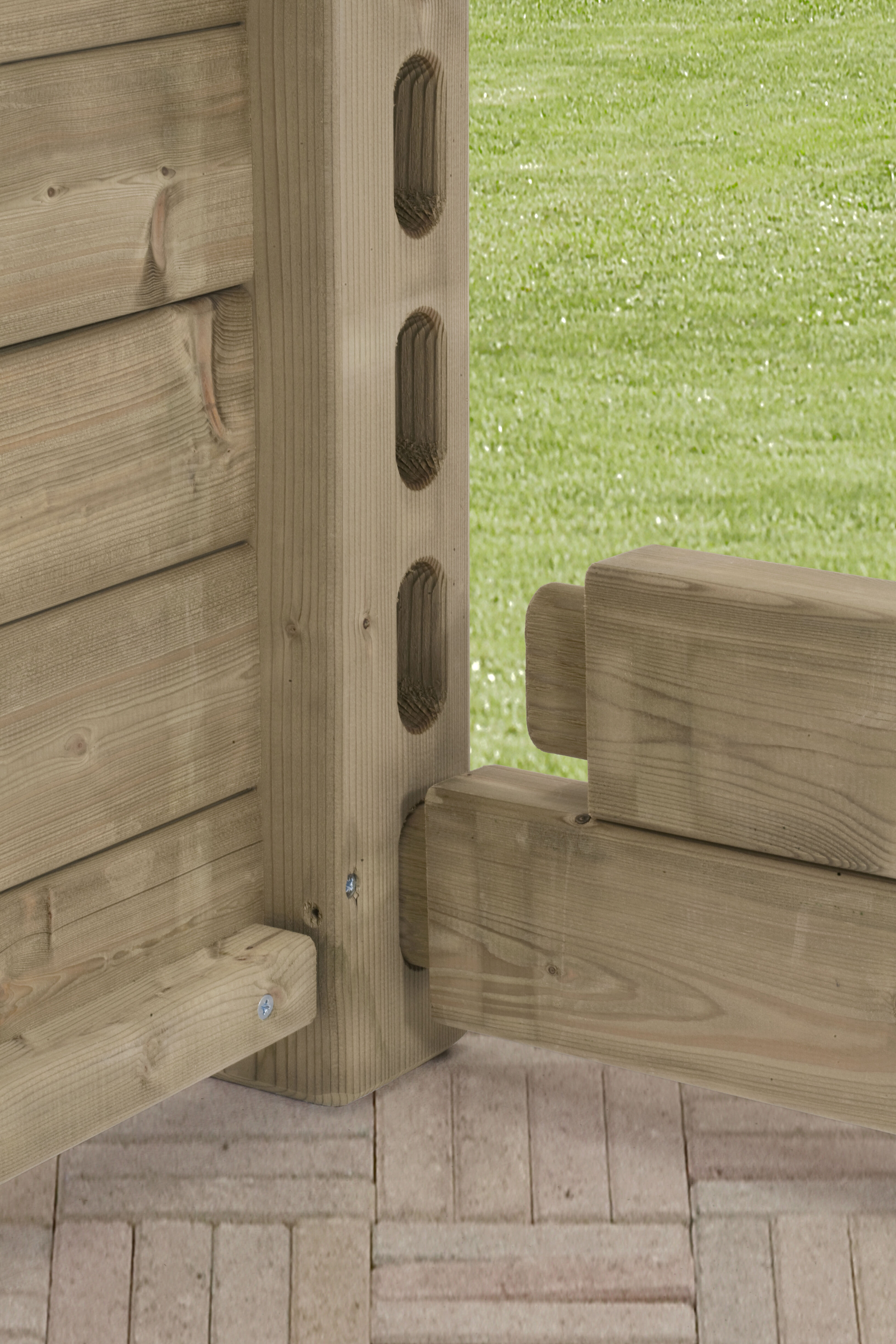 Talen Horst - Bloembak met rek - 180x180x40 cm