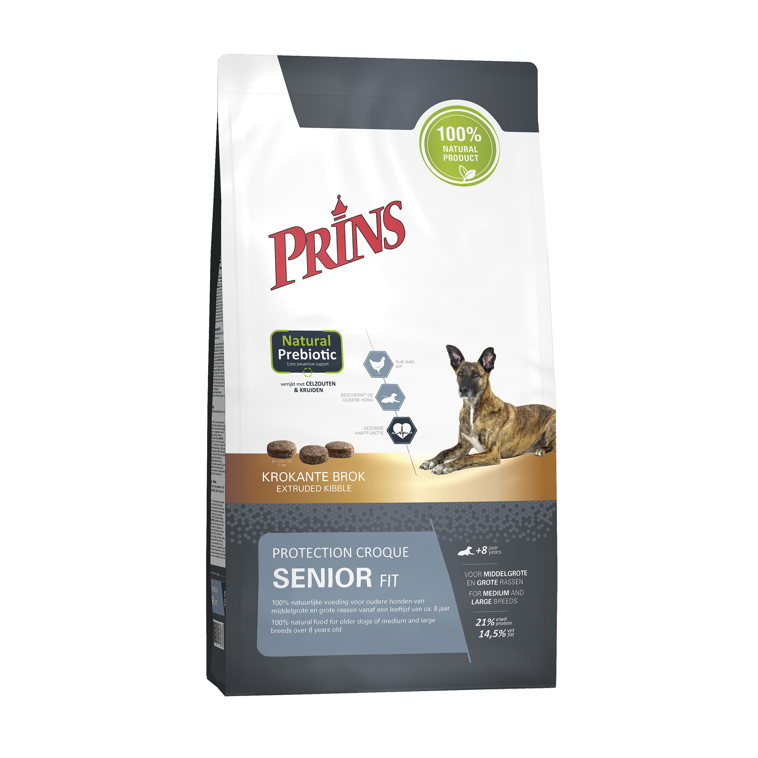 Prins Protection Croque Senior Fit - Hondenvoer - 10 Kilogram - kip Prins Protection Croque Senior Fit - Hondenvoer - 10 Kilogram - kip