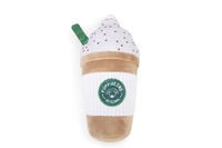 Designed by Lotte Puppychino - Pluche Knuffel - Hondenspeelgoed - Wit, Bruin - 11x24x11 cm