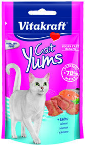 Vitakraft Cat Yums - Kattensnacks - 40 Gram - zalm