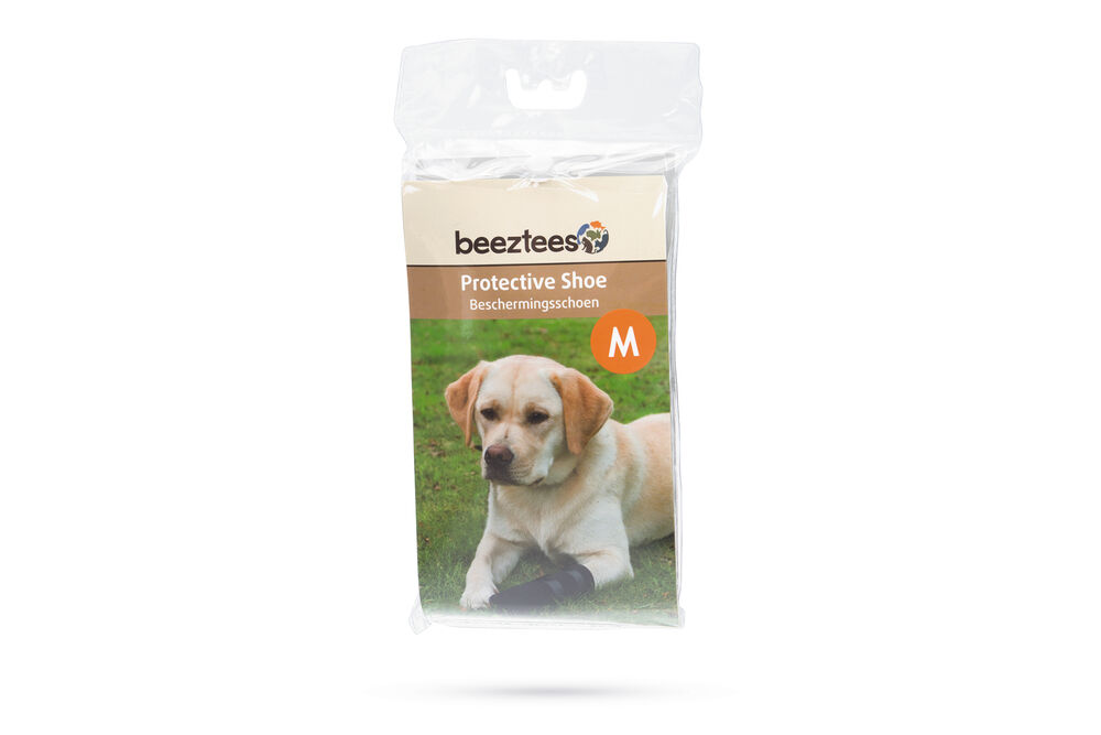 Beeztees - Beschermingsschoen Hond - 2 Stuks - Zwart - M