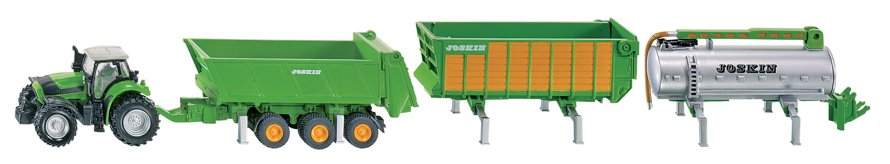 Siku Deutz JOSKIN met Aanhangerset - Tractor