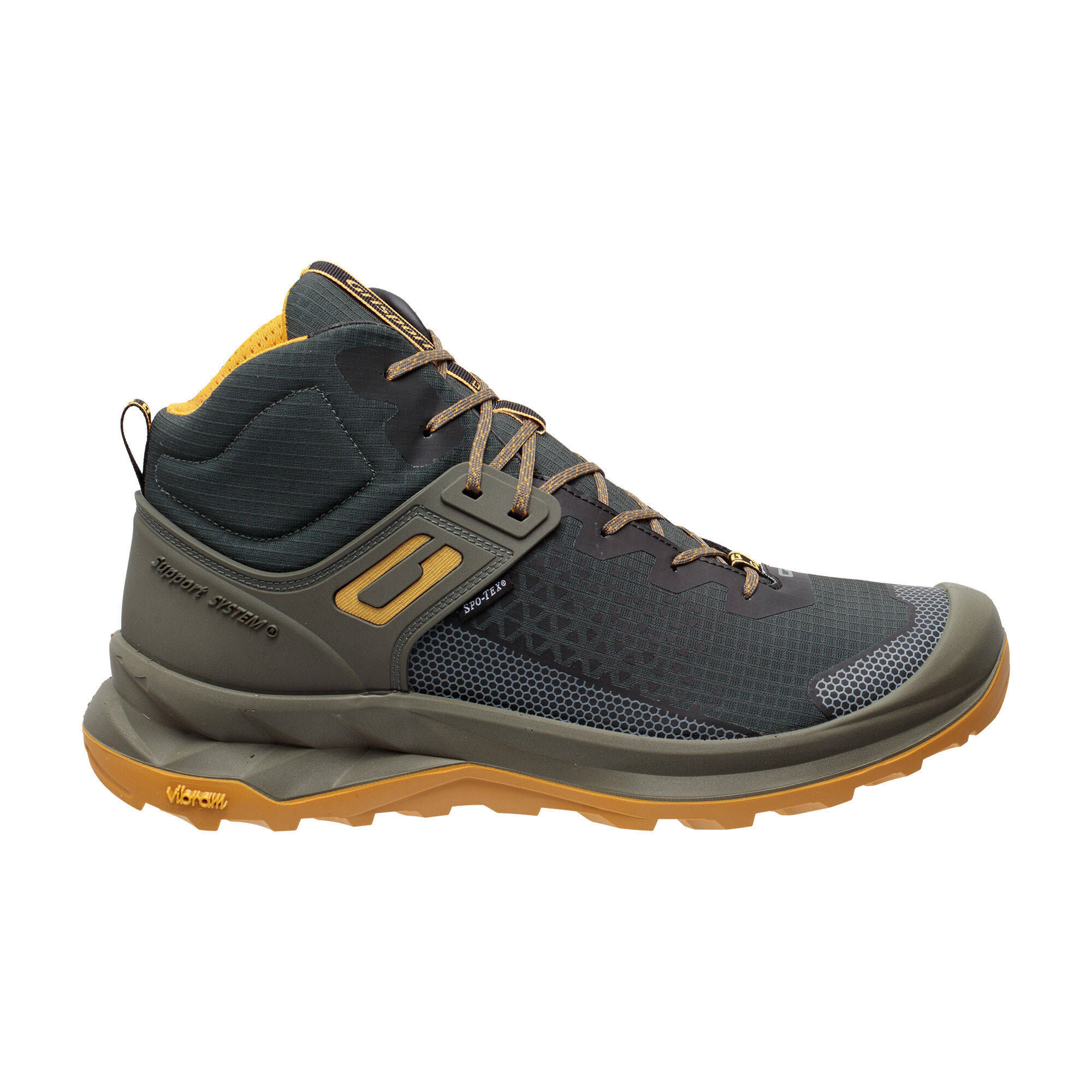 Grisport Explorer mid - Wandelschoenen - Groen / Geel - 40 Grisport Explorer mid - Wandelschoenen - Groen / Geel - 40