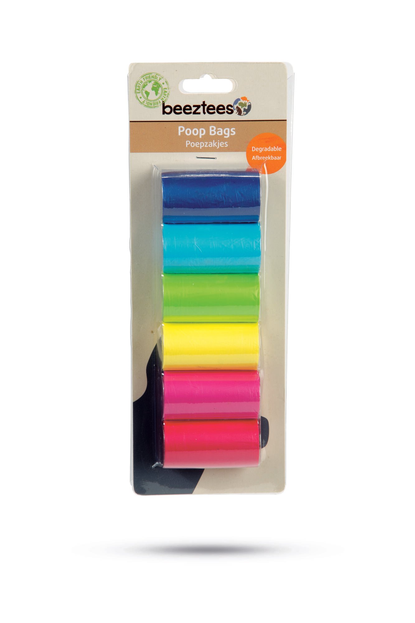 Beeztees navulling - Poepzakjes - multi - 6 Stuks