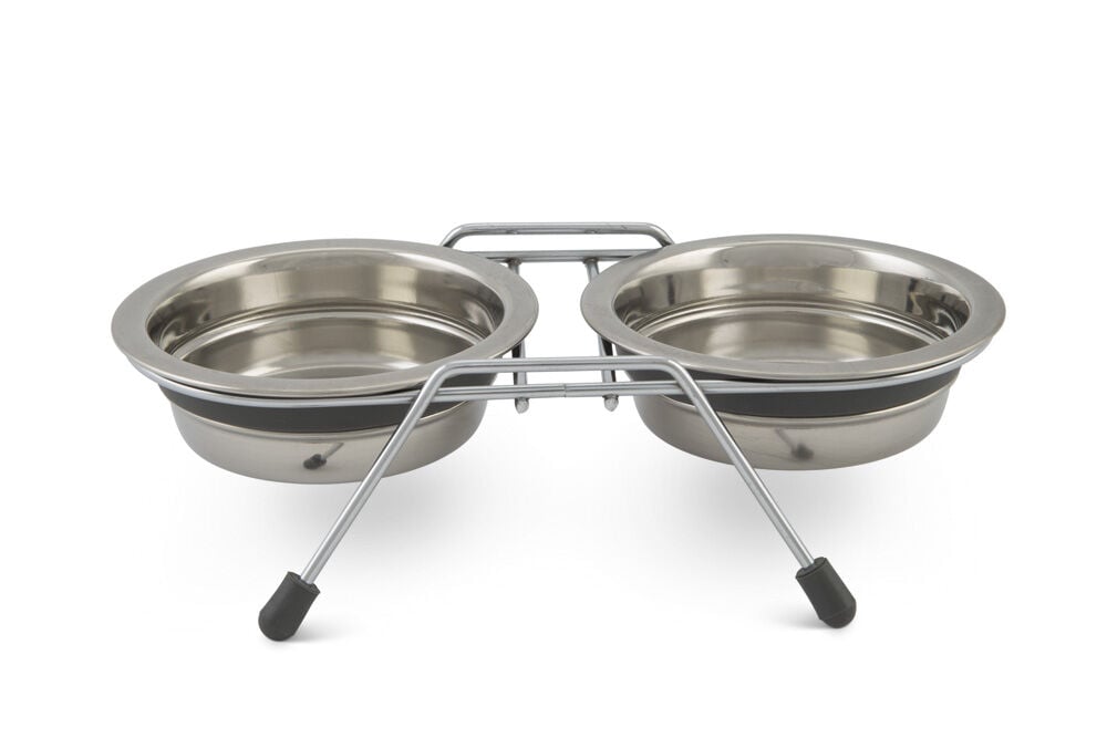 Beeztees Lumara - Voerbak - Grijs - 11 cm