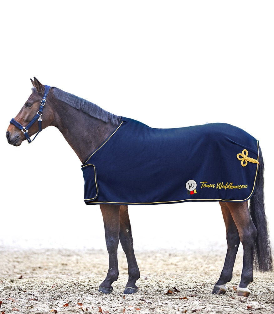 Waldhausen Sponsor - Zweetdeken - Paardendeken - Blauw - 135/185