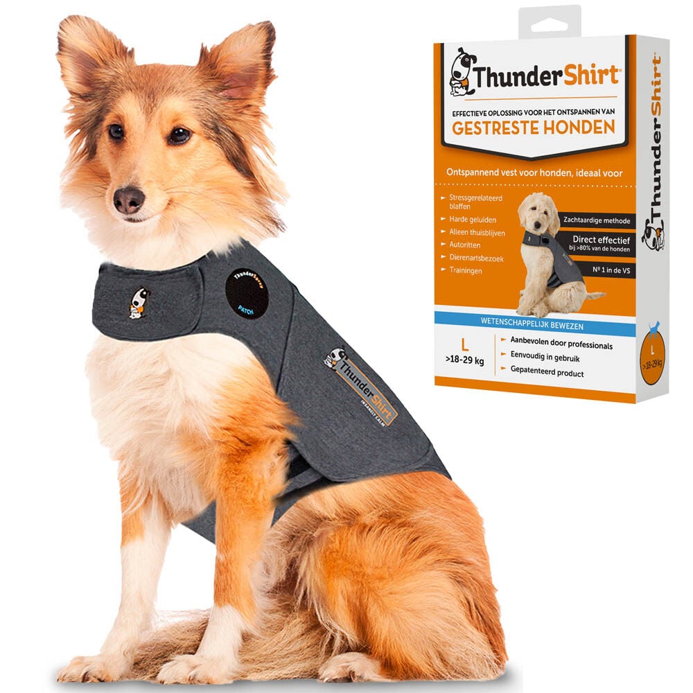 ThunderShirt 18-29kg - Anti stress vest - grijs - L
