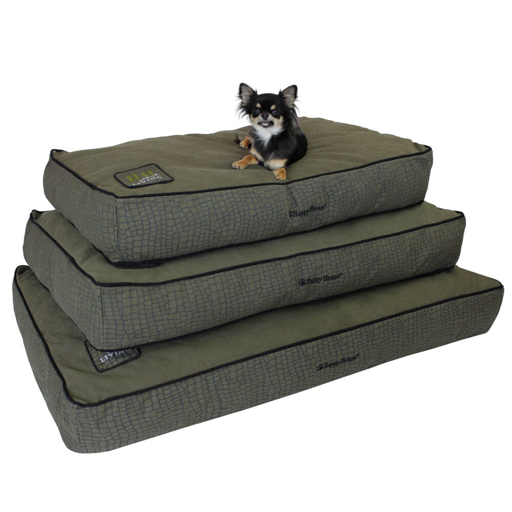 Happy-House Blokkussen Casual - Hondenkussen - groen - 15x110x75 cm - M