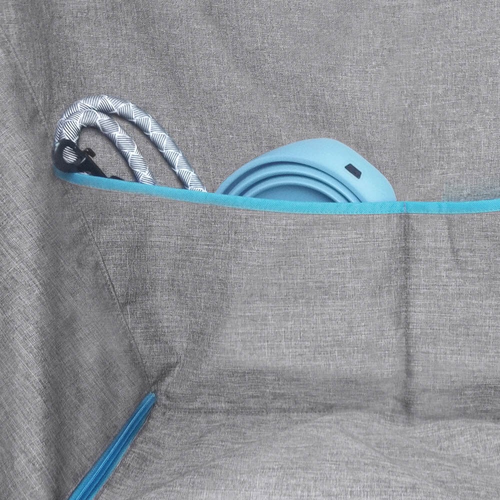 Kurgo Heather Half Hammock Achterbank - Beschermhoes - Grijs