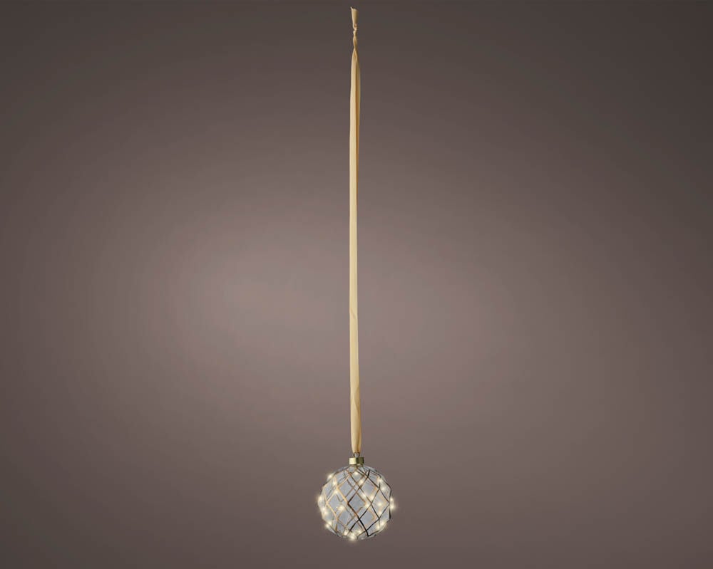Lumineo LED Bal - Hanglamp - 30 - Wit - Warm wit