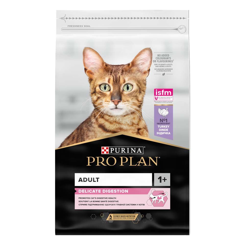 Pro Plan Delicate Adult - Kattenvoer - 10 Kilogram - kalkoen