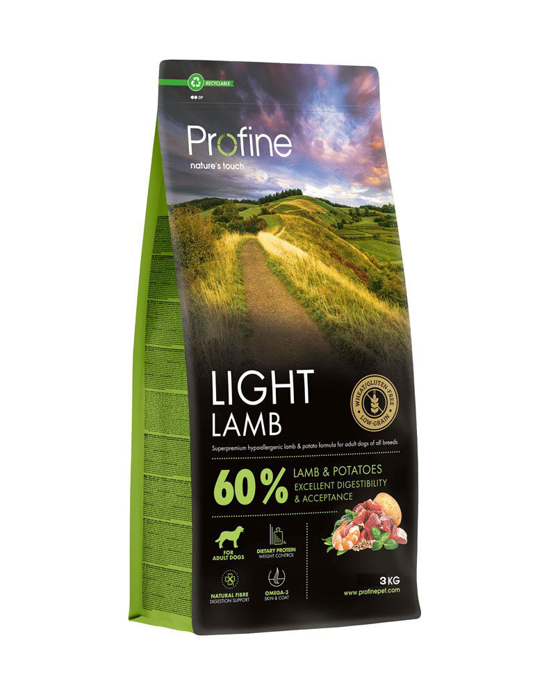 Profine Light Lamb & Potatoes - Hondenvoer - 3 Kilogram - lam Profine Light Lamb & Potatoes - Hondenvoer - 3 Kilogram - lam
