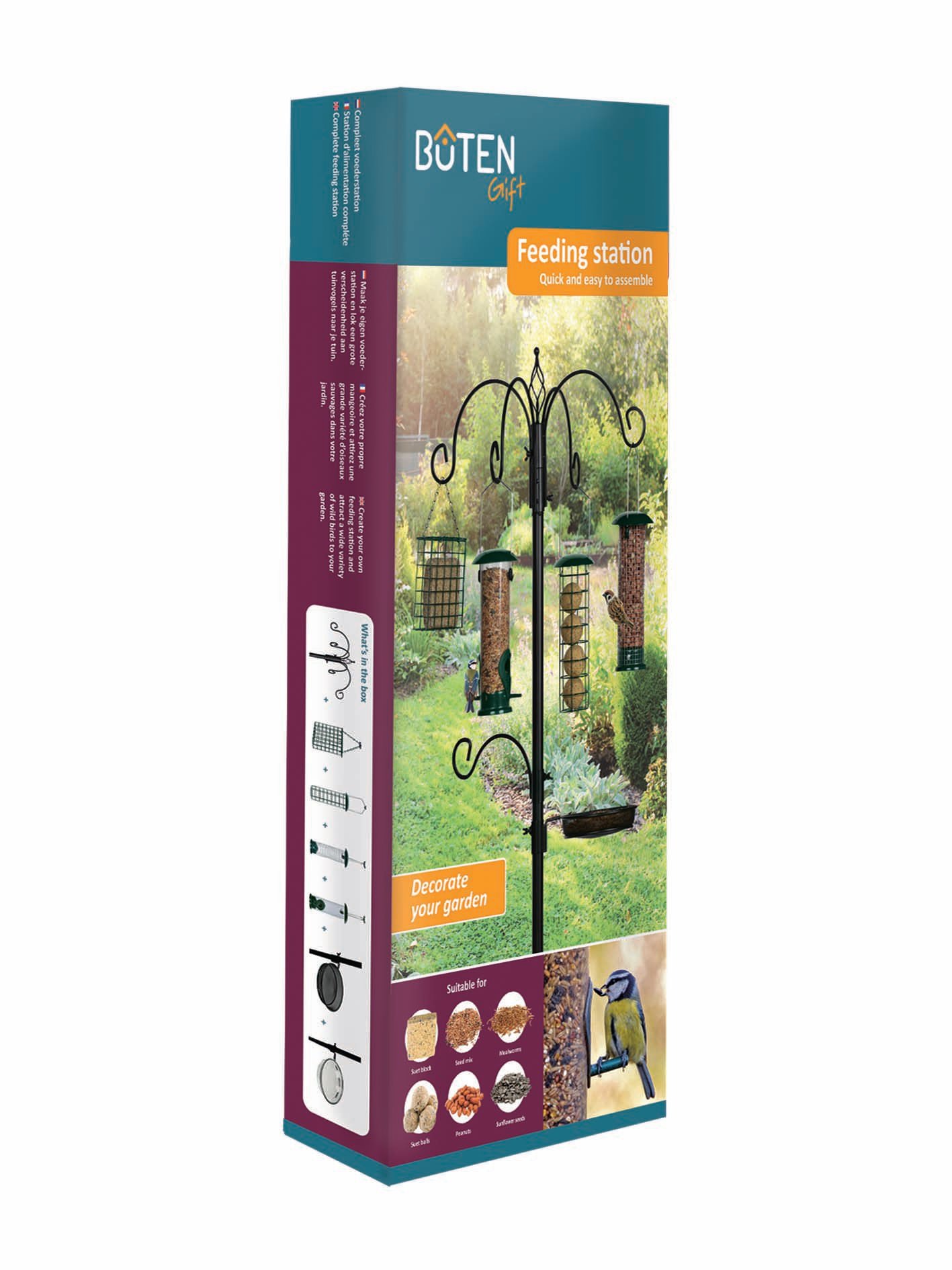 Bà»ten Bird Gift Voederstation Compleet - 77.5x32x9 cm