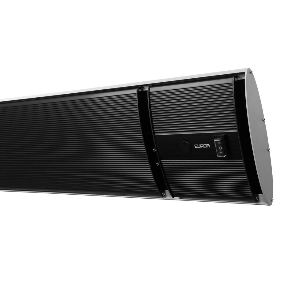 Eurom Outdoor heatpanel 2400 RC - Heatstrip - Zwart - 2400 W