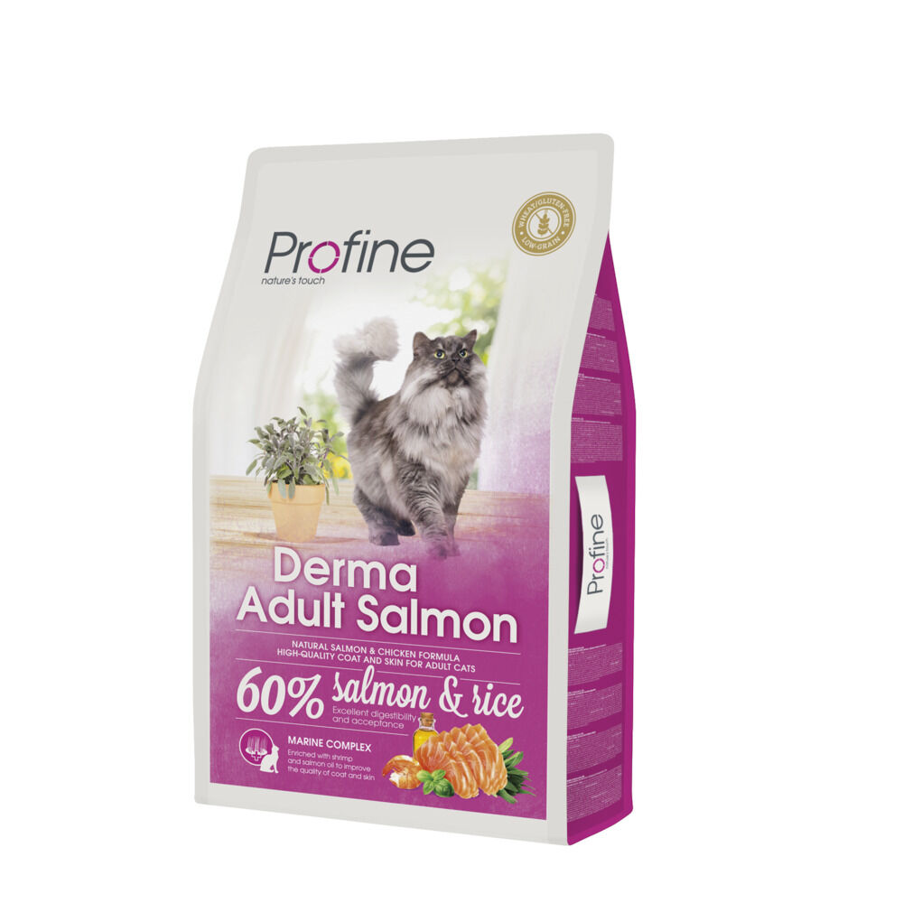 Profine Derma Adult Salmon - Kattenvoer - 10 Kilogram - zalm Profine Derma Adult Salmon - Kattenvoer - 10 Kilogram - zalm