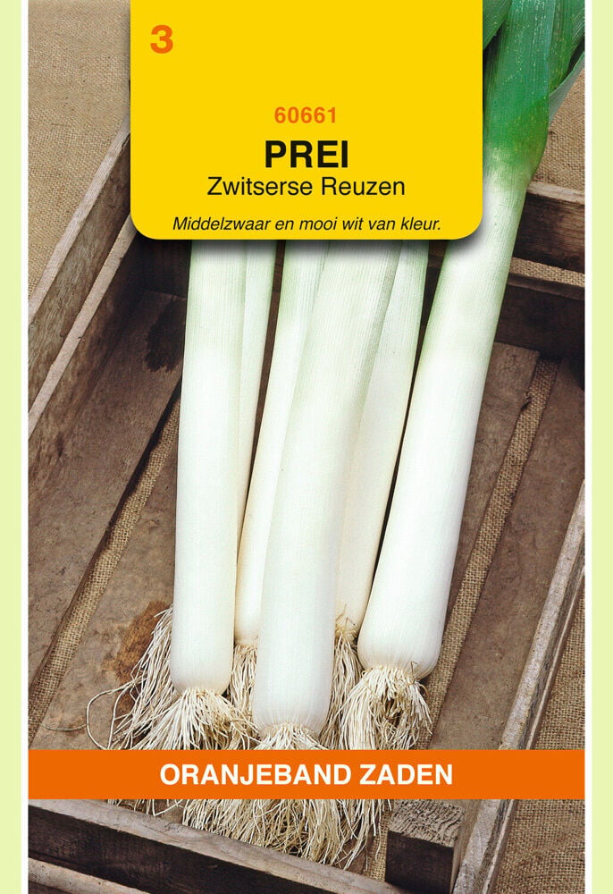Oranjeband zaden Prei Zwitserse Reuzen - Groentezaden