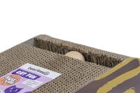 Beeztees Kart - Krabkarton - Geel - 10x44.5x23 cm