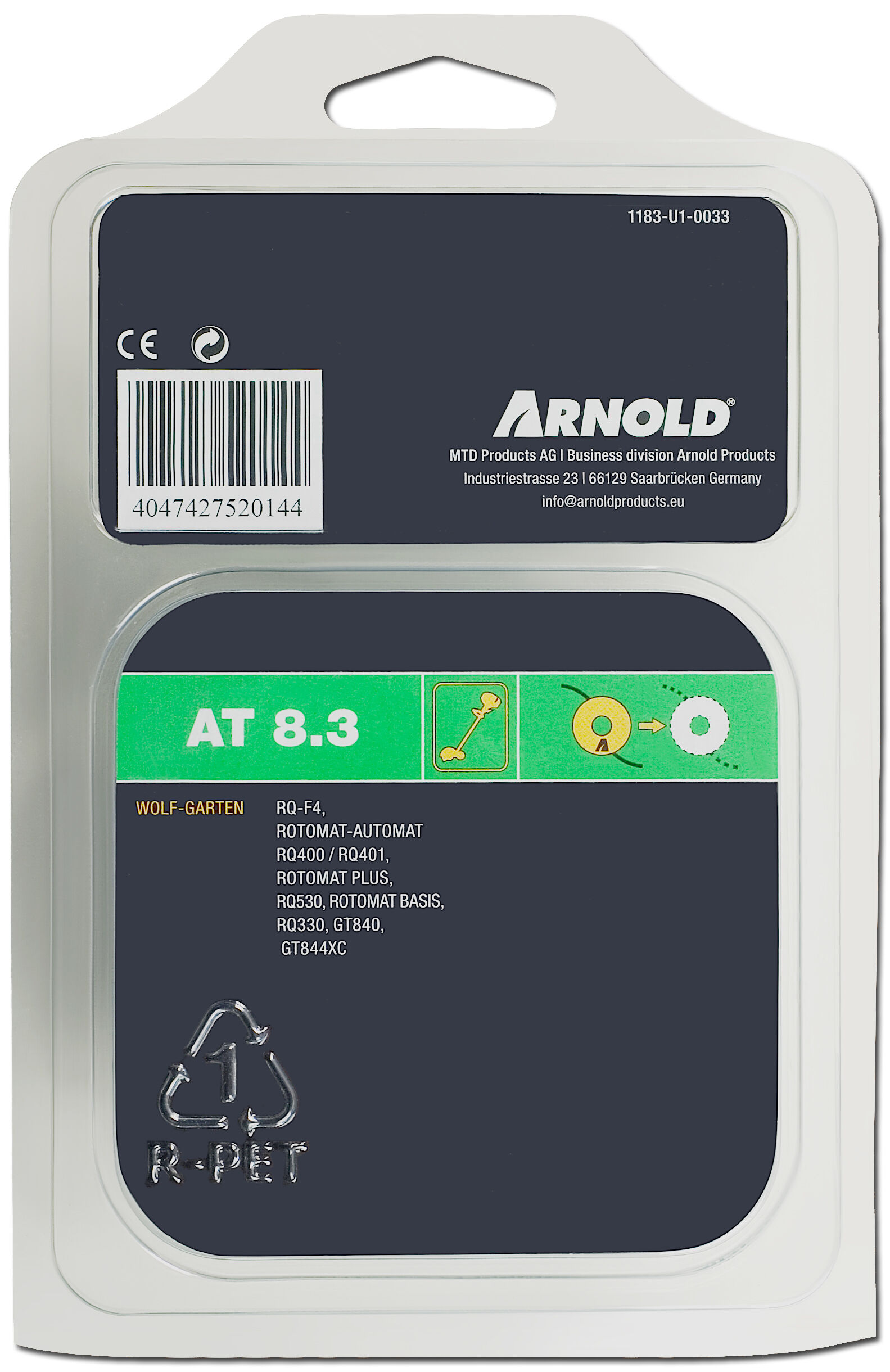 Arnold AT8.3 trimmerspoel at8.3 1.5mmx15m - Trimmerspoel - 1500 cm